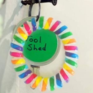 5 for $25 Stocking Stuffers Wrist Strap keychains Wrist lanyard Elastic keyring